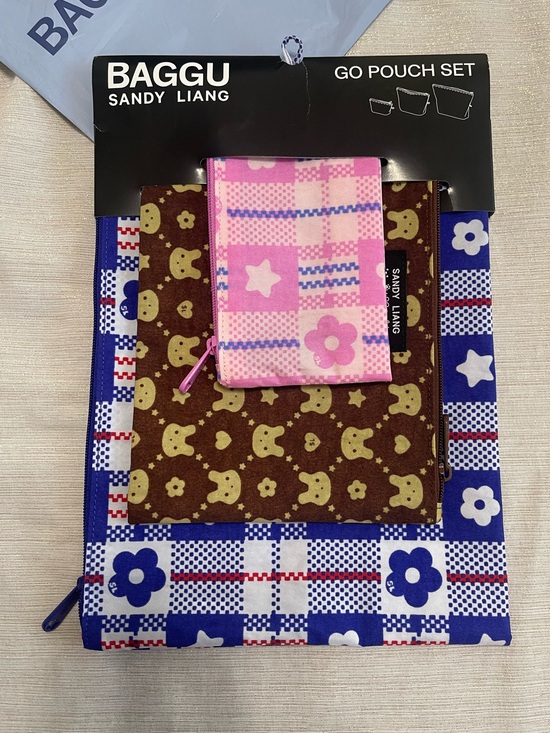 BAGGU Handbags - BAGGU x Sandy Liang Go Pouch Set